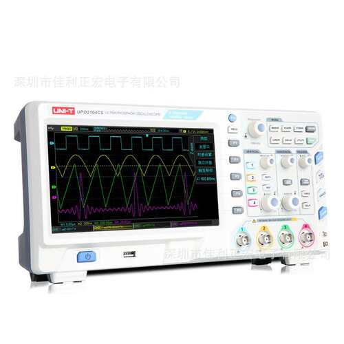 优利德UPO2102CS/UPO2104CS四通道数字存储荧光示波器 100MHZ带宽