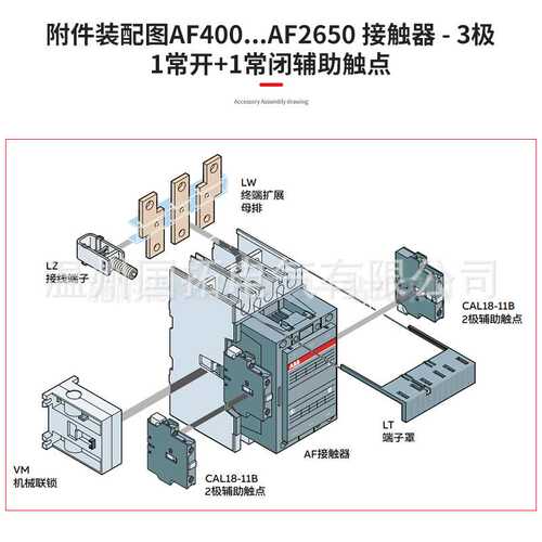 ABB交流接触器AF460-30-11 AF460-30/电压齐全/现货/零售/