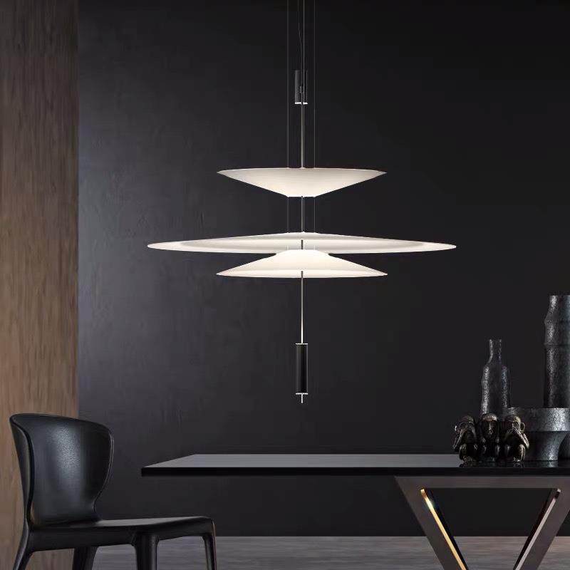 餐厅吊灯现代简约创意个性飞碟装饰设计师样板房展厅饭厅吧台吊灯,家装灯饰光源,智能吊灯,淘宝优惠券,粉丝福利购,淘宝优惠卷