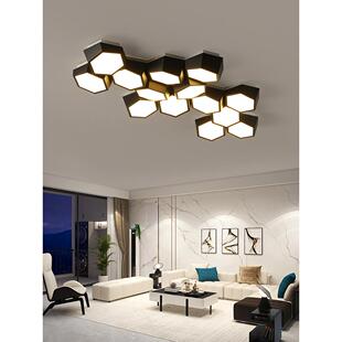 客厅灯极简创意天花板led吸顶灯盒子组合办公室现代简约卧室主灯