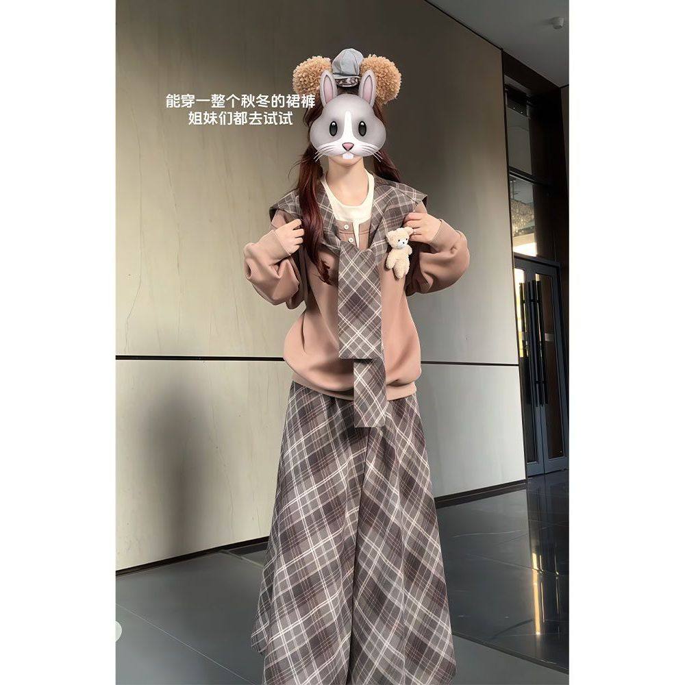 【栗子仓鼠】小个子甜美可爱清新俏皮卫衣+裤裙+披肩三件套装女,女装/女士精品,时尚套装,淘宝优惠券,粉丝福利购,淘宝优惠卷