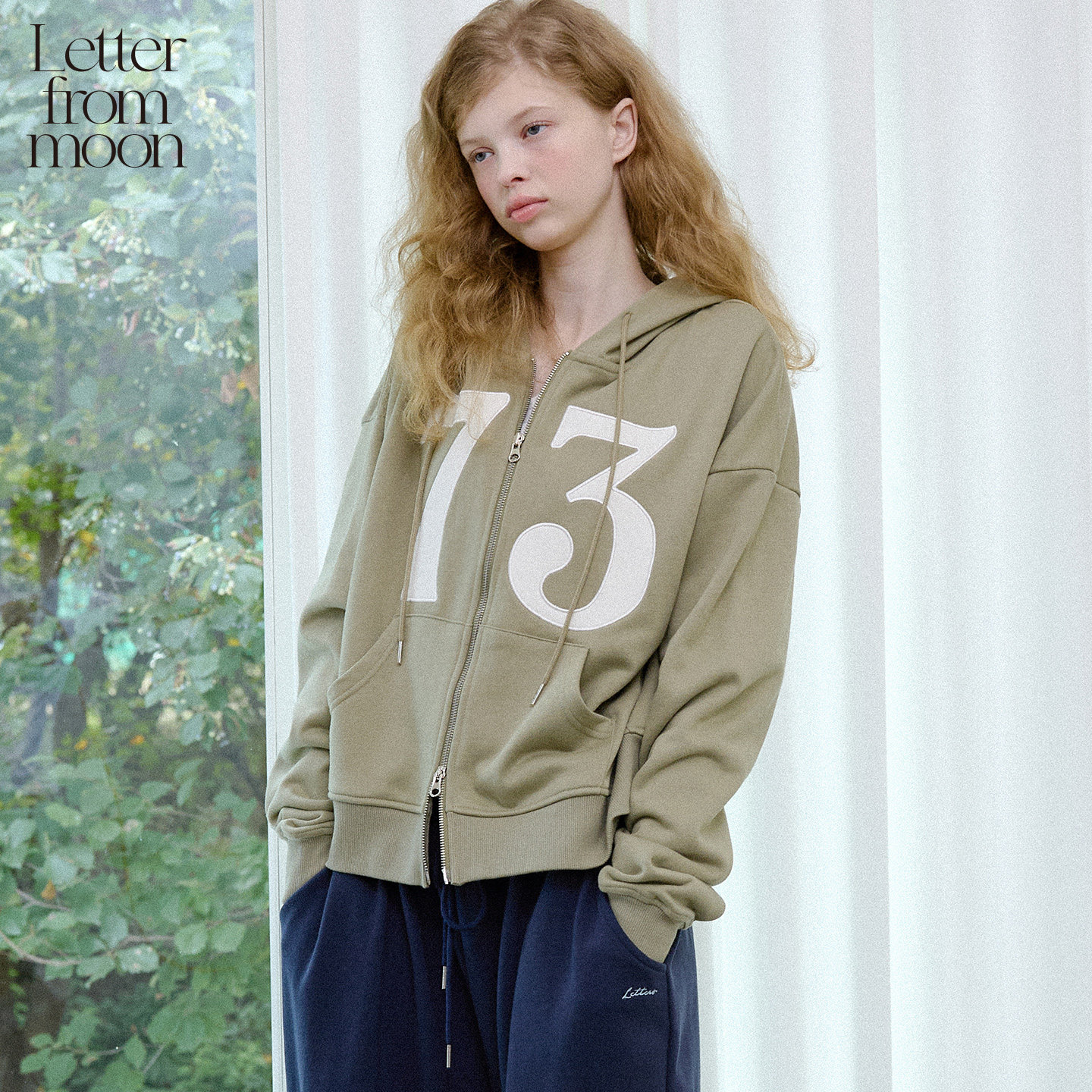 Letter from moon2025秋季新款数字印花修身连帽休闲运动女式外套,女装/女士精品,短外套,淘宝优惠券,粉丝福利购,淘宝优惠卷