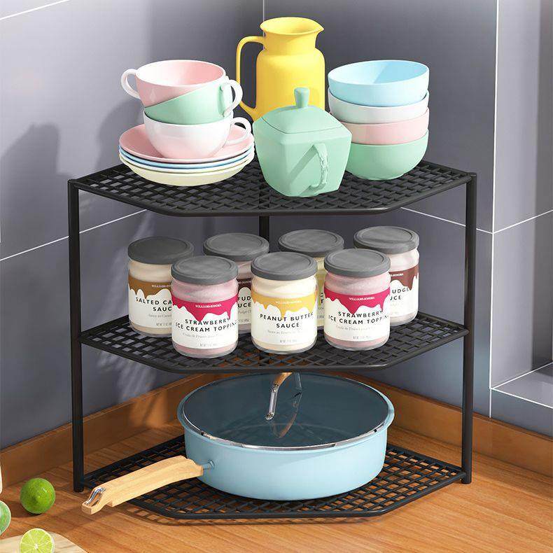 锅具收纳架厨房台面转角置物架家用下水槽锅架橱柜放锅分层架子,厨房/烹饪用具,厨房置物架/置物柜/角架,淘宝优惠券,粉丝福利购,淘宝优惠卷