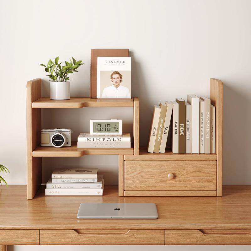 实木桌上书架宿舍学习桌面置物架办公桌收纳架多层小层架分层架,住宅家具,书架,淘宝优惠券,粉丝福利购,淘宝优惠卷