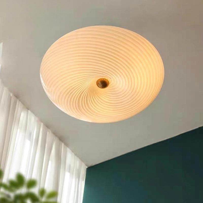 北欧极简个性设计艺术螺纹卧室吸顶灯奶油风书房玄关阳台吸顶灯具,家装灯饰光源,客厅吸顶灯,淘宝优惠券,粉丝福利购,淘宝优惠卷
