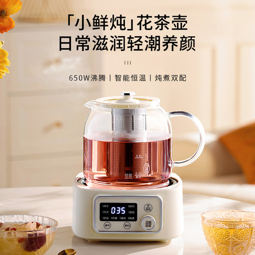 觉然纯玻璃养生壶0胶水0涂层