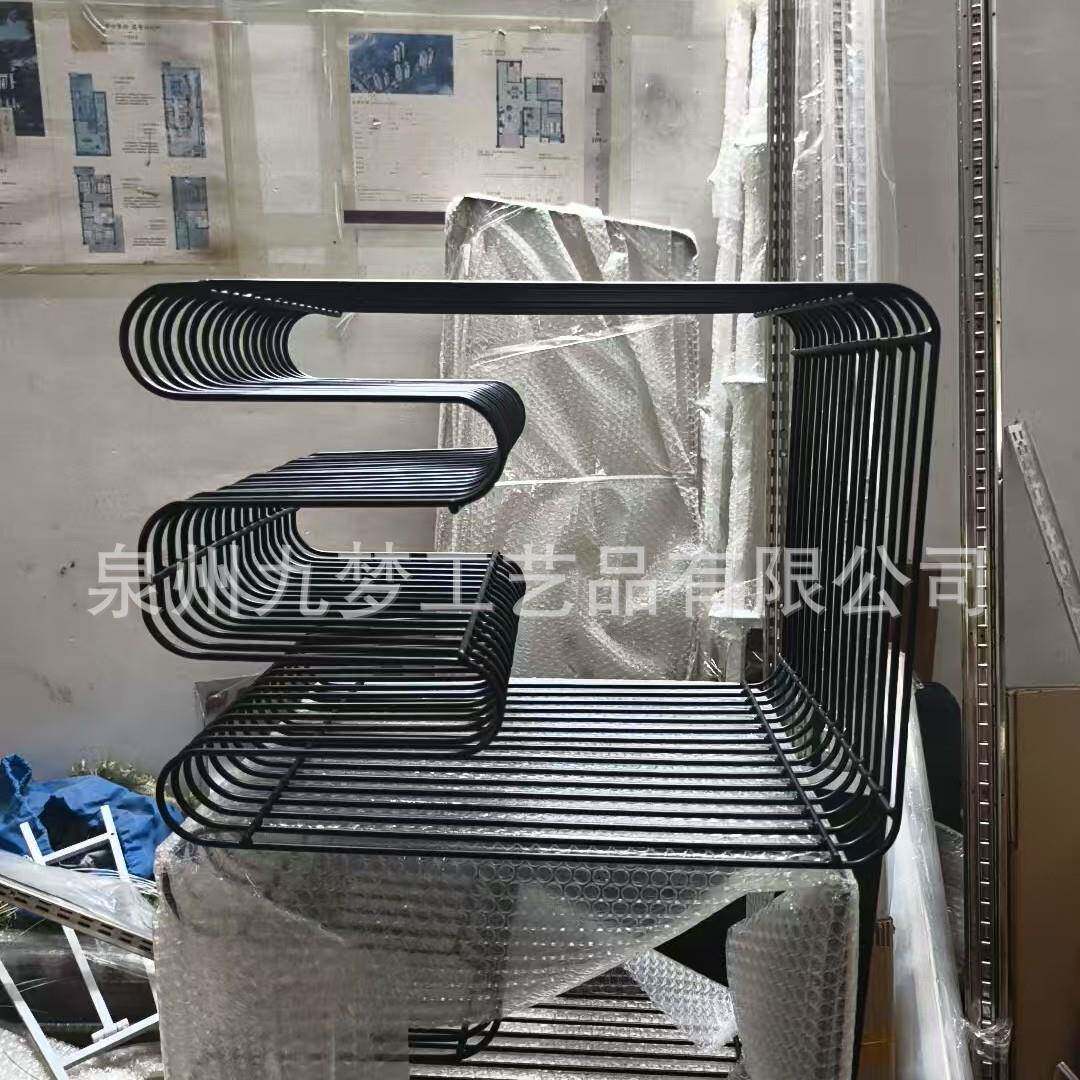 工厂直发线条沙发边几客厅阳台报刊杂志架床头置物书架铁艺小茶几
