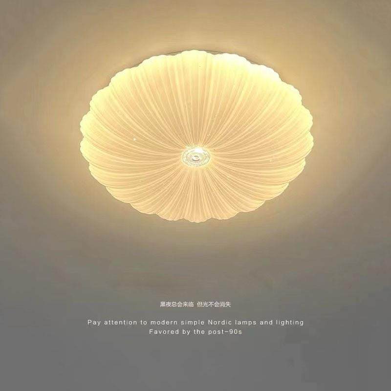 贝壳吸顶灯现代简约创意艺术星空灯led房间灯时尚新款南瓜卧室灯,家装灯饰光源,客厅吸顶灯,淘宝优惠券,粉丝福利购,淘宝优惠卷