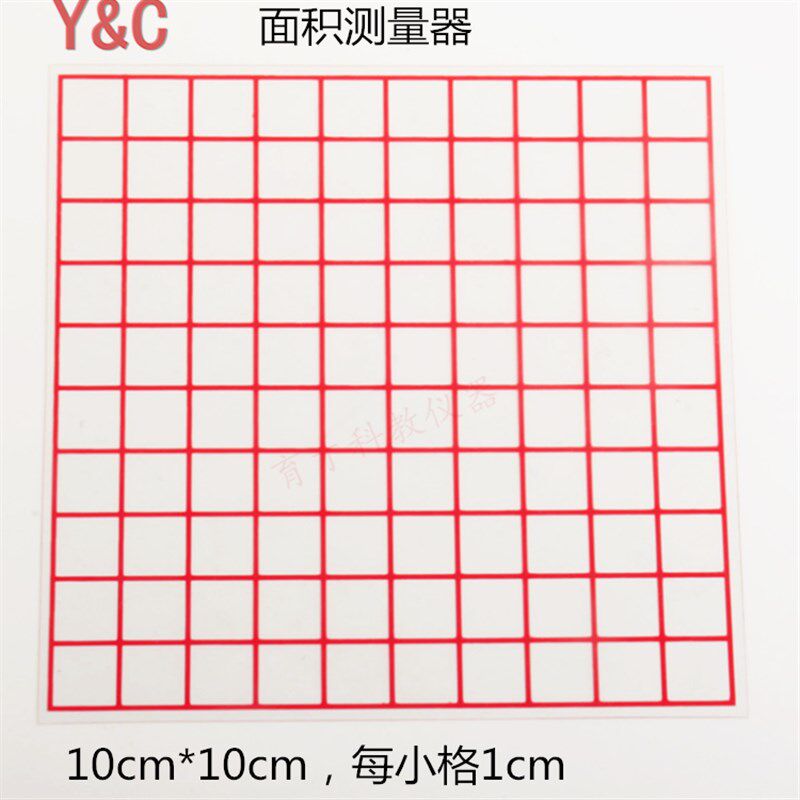 面积测量器透明小方格小学数学几苗木固定器/支撑器
