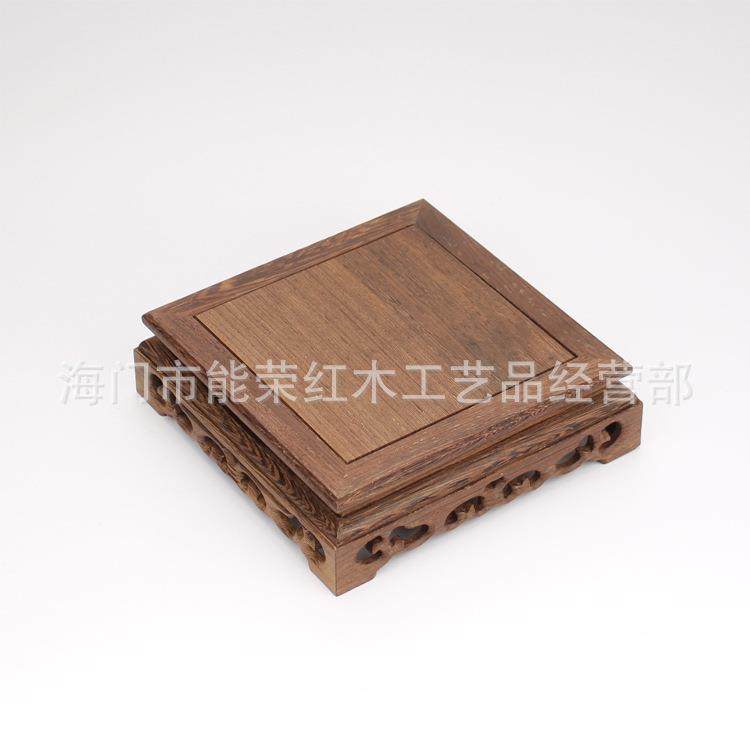 鸡翅木摆件实木底座花盆景奇玉石头印章工艺品正长方形木质底座木,家居饰品,装饰摆件,淘宝优惠券,粉丝福利购,淘宝优惠卷