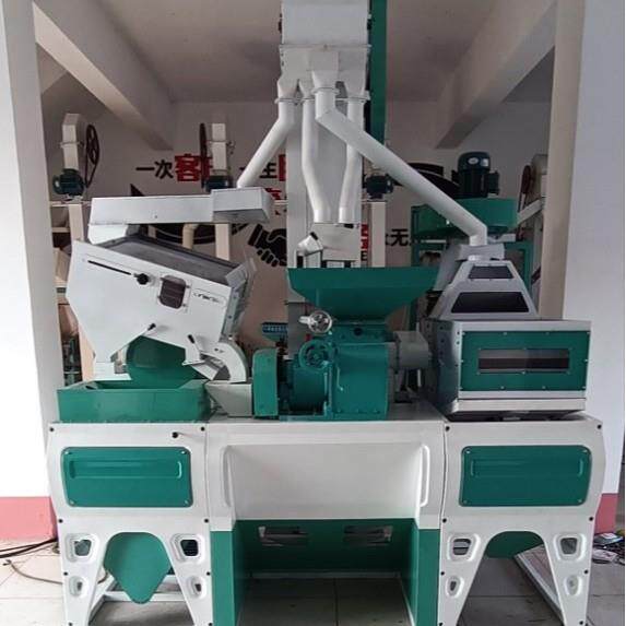 新稻谷脱壳机水稻谷子打米机商用成套大米脱皮碾米机全自动磨米机