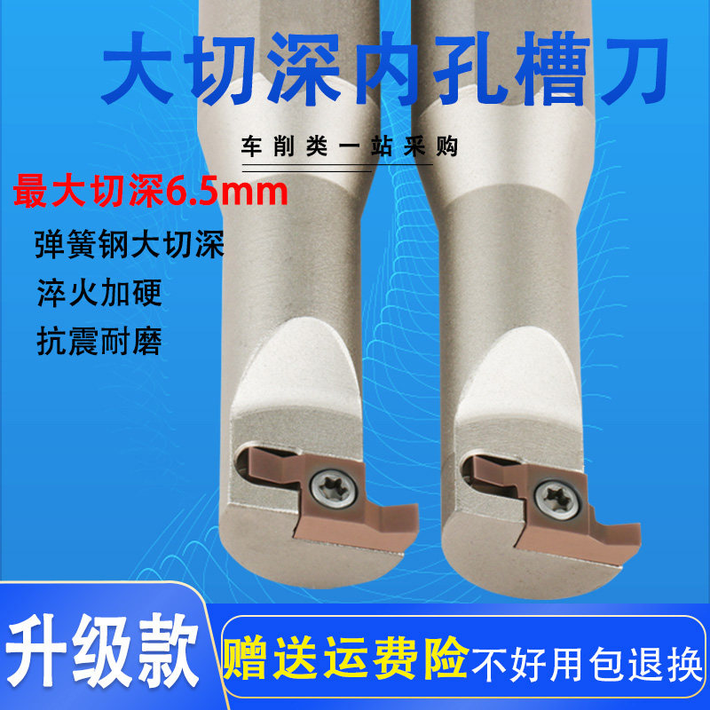 数控切刀片内孔切割槽刀变径螺钉试钩刀杆SIGER25超硬刀具不锈钢图片
