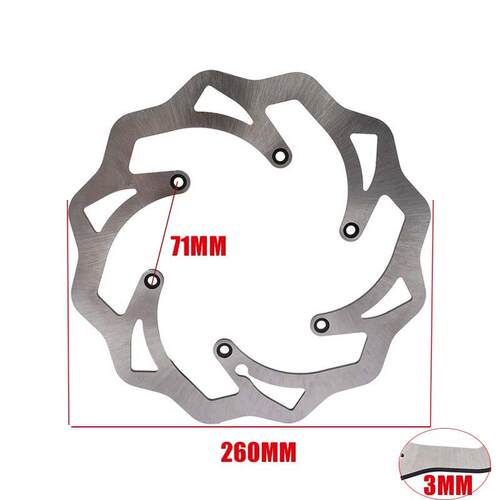 适用KTM SXF EXC SMR SMCR 250 450 350 125 300 260MM前碟刹车盘