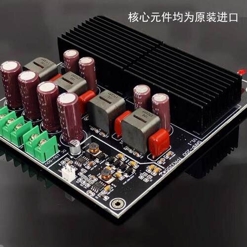 SAMP-200 双核心TPA3255 发烧2声道 功放板 600W+600W 新增节能版