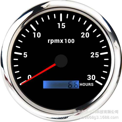 110mm改装汽车轮船发动机转速表 3k~8kRPM 车用转速表7色背光