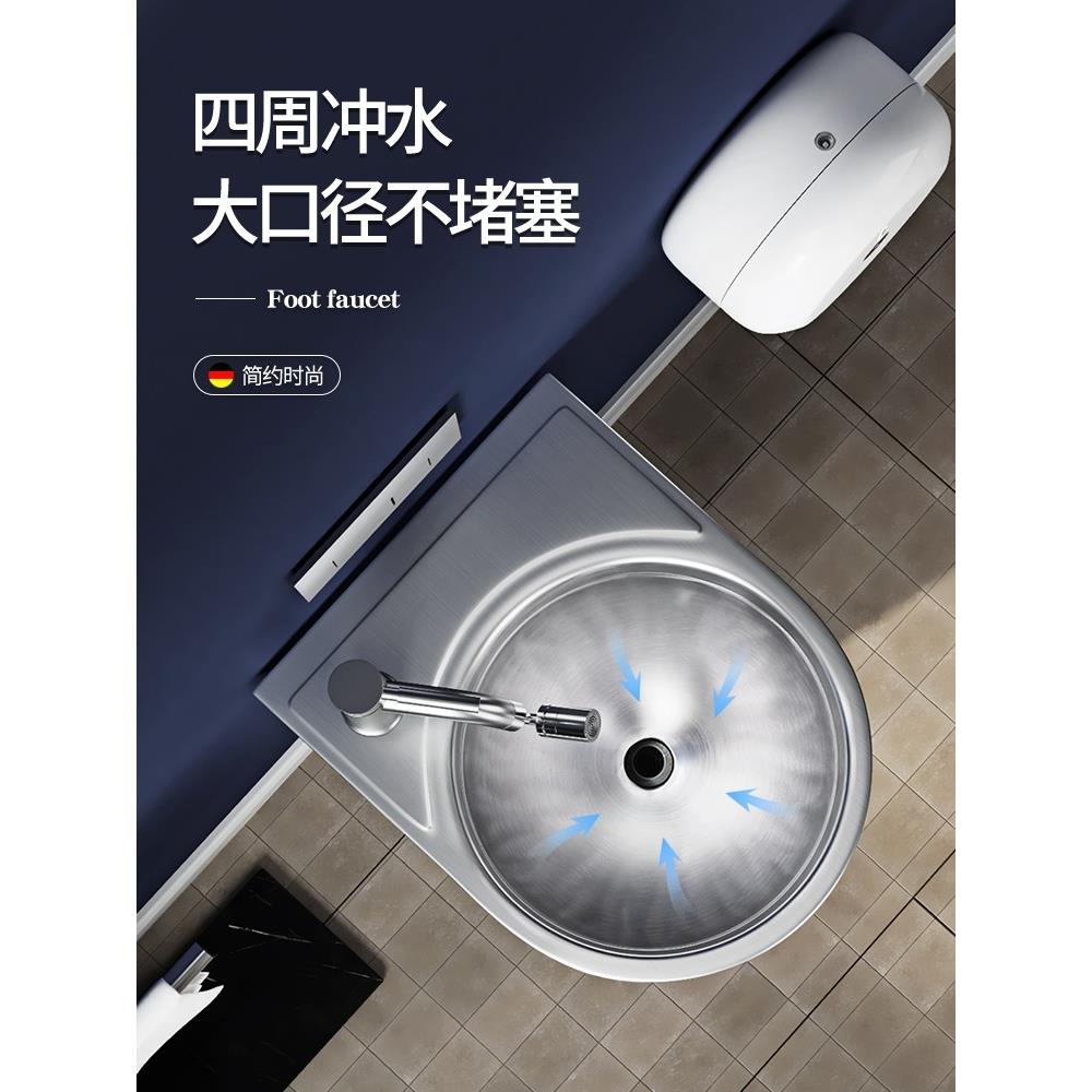 304不锈钢呕吐池酒吧夜店KTV自动感应冲水厕所洗手漱口壁挂呕吐盆