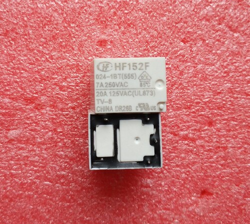 宏发继电器HF152F-024-1BT 1HS 1HST 24VDC 一组常开 4脚!