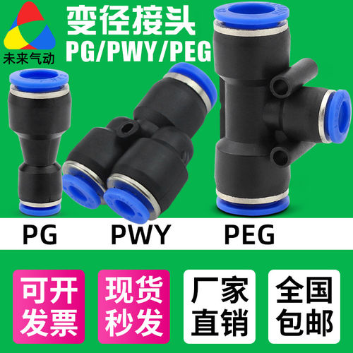 快速快插变径转接头PG/PE