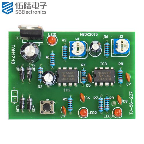 555触发电路 制作散件 电子技能考核 2015河北高职单招TJ-56-237