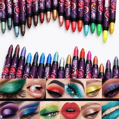 Colorful Eyeshadow eyeliner Lipstick Pencil Makeup眼影笔唇笔