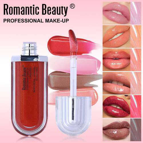 Shimmer Mirror Lip Gloss 珠光镜面细闪唇釉 易上色液体口红