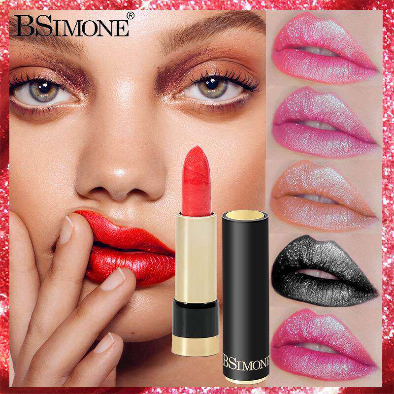 European Style Glitter Lipstick欧美金闪口红 珠光细闪保湿显色