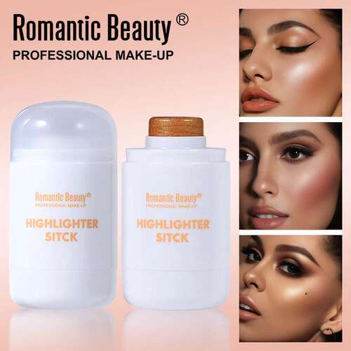 Colorful Shimmer Highlighter Contour Blush Stick  高光腮红棒