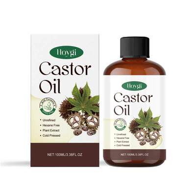 100ml Organic Castor Oil Cold Pressed Unrefined Essent