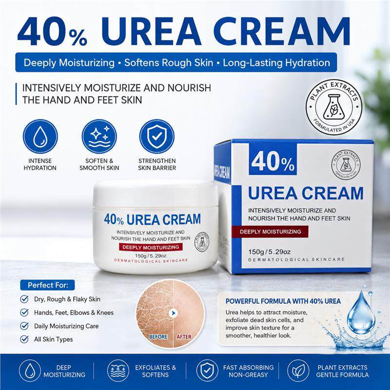 跨境亚马逊 40% 尿素霜滋润保湿防干燥手足霜 40% Urea Cream图片