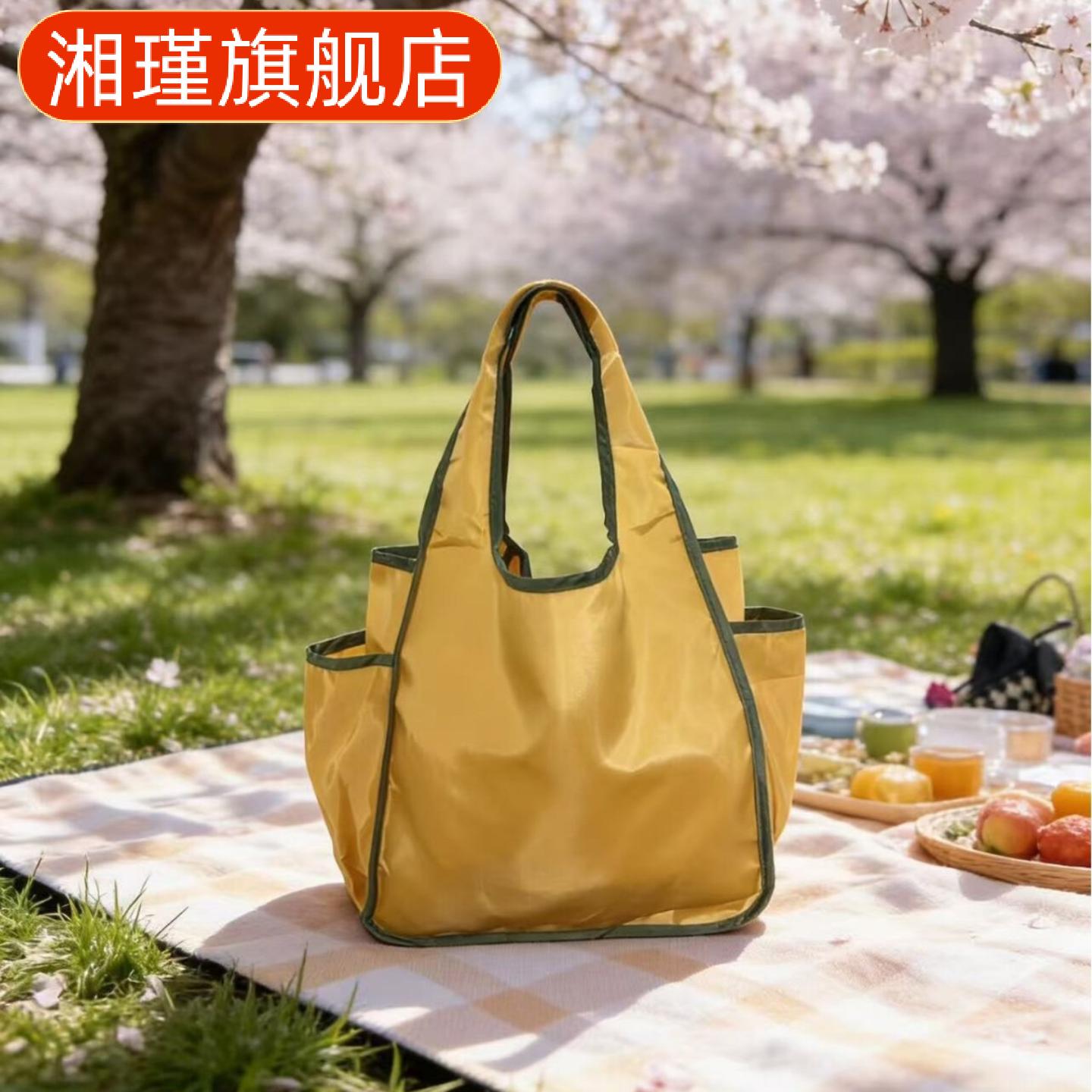 新款大容量环保托特包｜折叠单肩
