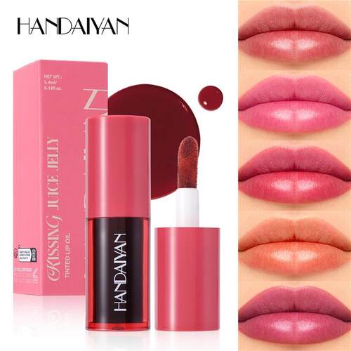 5 Colors Dual Use Lip And Cheek Tint 五色唇颊两用染唇釉