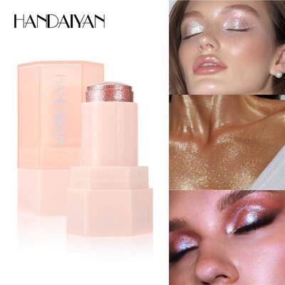6 Colors Jelly Highlighter Stick 6 色果冻高光棒 细闪全身提亮