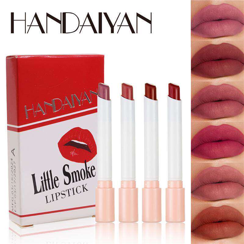 Matte Cigarette Lipstick Set 烟管哑光口红套装 持妆香烟口红