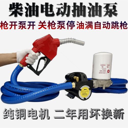 德国进口抽油泵柴油正反转12V24V220V自吸泵枪停泵停计量自封枪加