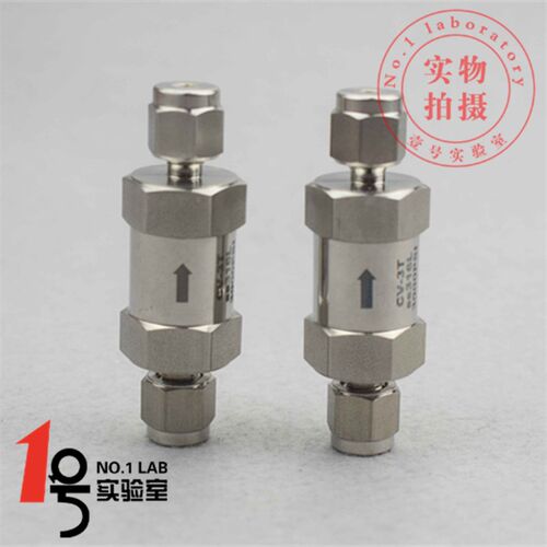 316L不锈钢卡套单向阀 双卡套止回阀 逆止阀3 6 8 10 1/8 1/4