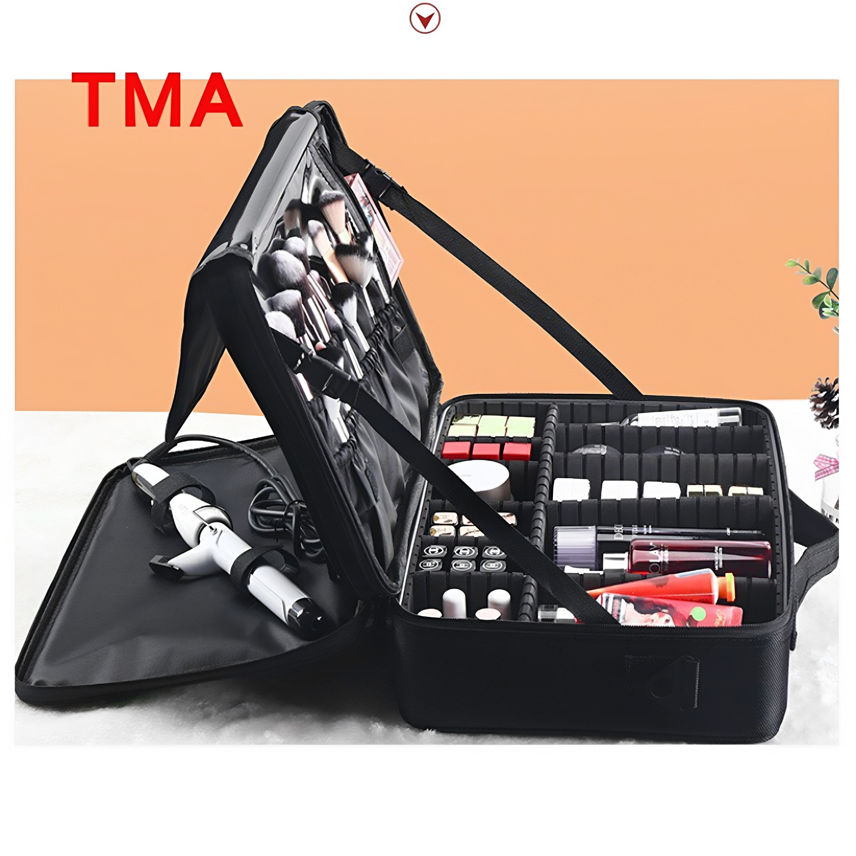 TMA（美妆）大容量美妆彩妆美容纹绣专业化妆师手提工具箱收纳包