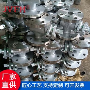 君威阀门:不锈钢法兰二通旋塞阀X43W-10P 两通阀