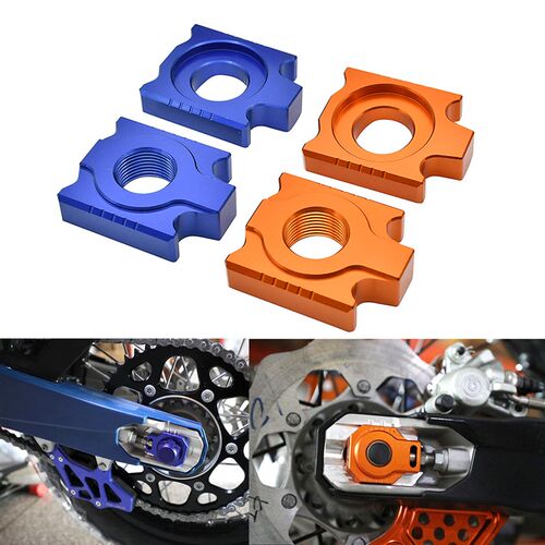 后千金调链器后链条调节器轴块适用KTM EXC SX 250 300胡思瓦纳FE