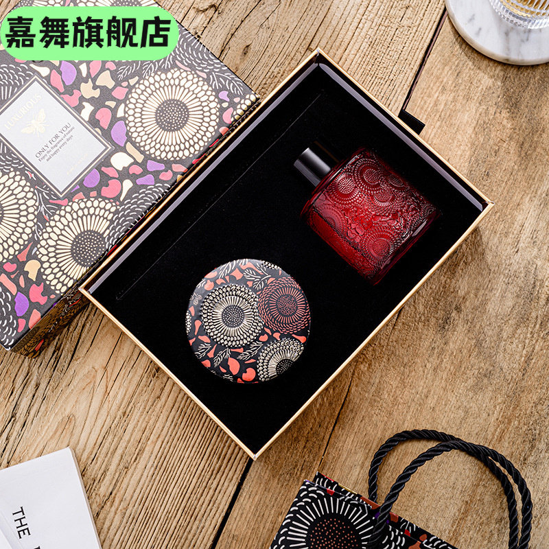 浮雕蜡烛杯香薰礼盒13