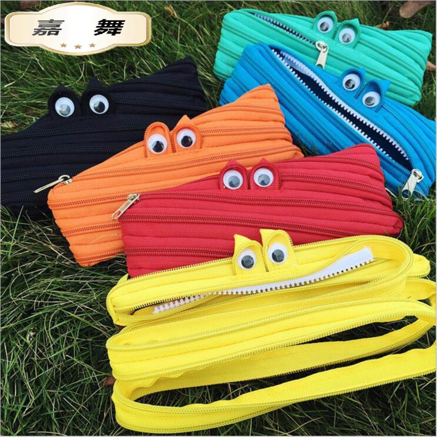韩版新上课文具可爱简约一根拉链包怪兽笔袋大容量学生用品文具袋,玩具/童车/益智/积木/模型,笔袋,淘宝优惠券,粉丝福利购,淘宝优惠卷