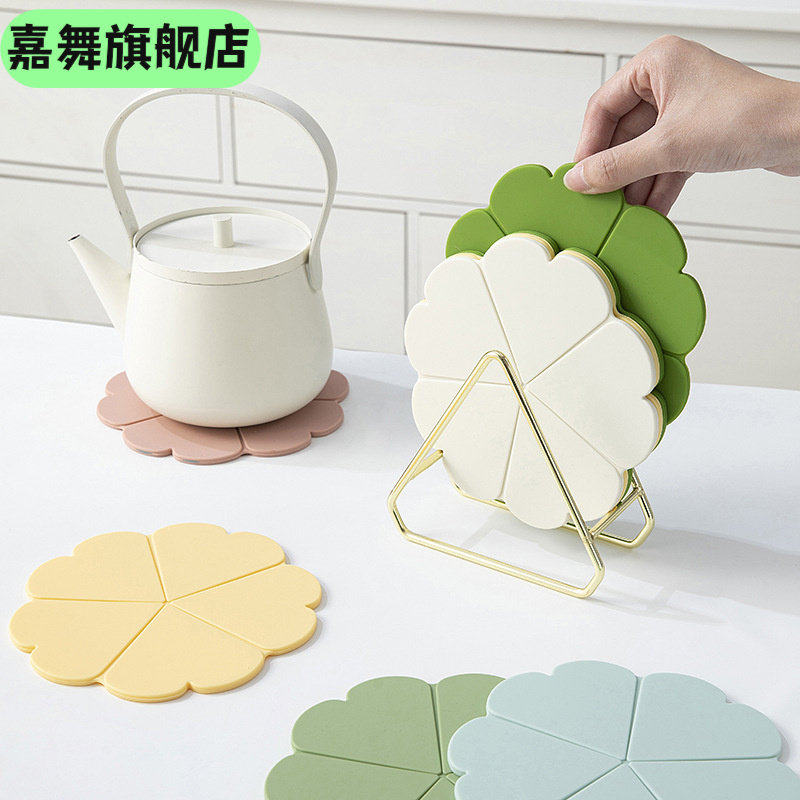 花朵硅胶隔热垫北欧创意餐桌垫家用垫子杯垫防烫餐垫锅垫耐高温,节庆用品/礼品,文化创意杯垫/餐垫,淘宝优惠券,粉丝福利购,淘宝优惠卷