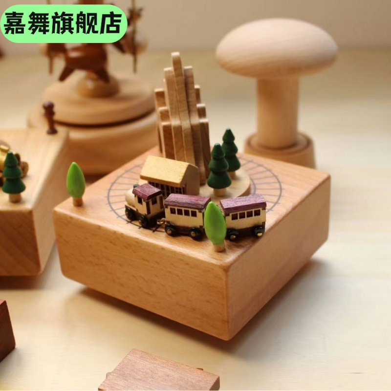 音乐盒木制八音盒女童礼物