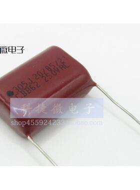 进口CBB薄膜电容 250V 305J K 3uF 250VAC CBB62 脚距27.5mm