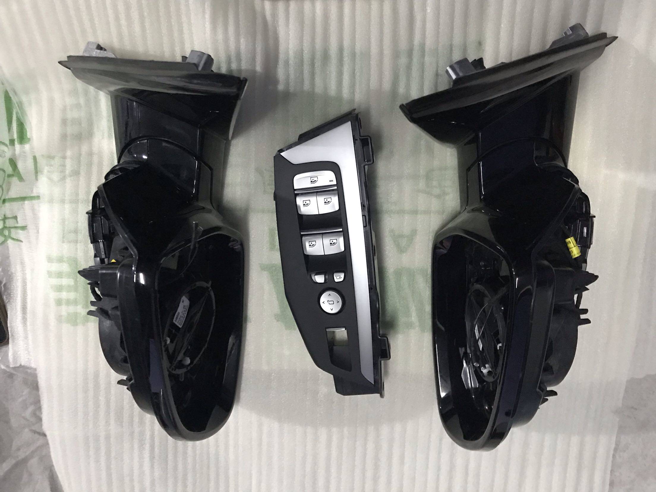 BMWX1 X2 X3 X4 X5 X6升级改装後照镜摺叠电耳自动摺叠後照镜
