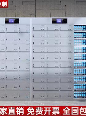 304不锈钢碗柜餐具柜食堂餐厅消毒柜带门锁餐盘柜多门多格饭盒柜