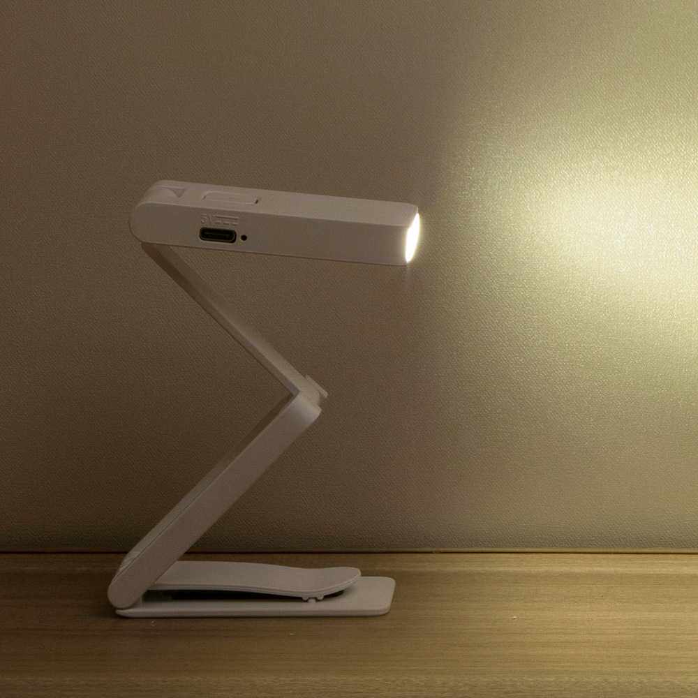 新款迷你夹子台灯usb充电便携看书灯可折叠LED小夜灯学生礼品
