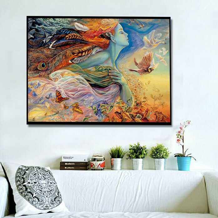 钻石画新款精灵女王装饰画