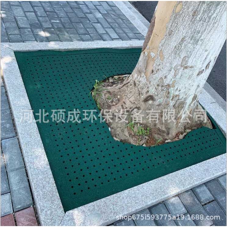 橡胶树池盖板树穴护树板 绿化树篦子 橡胶树池树圈垫网格图片