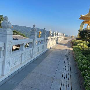 花岗岩石材栏杆芝麻白芝麻灰石桥梁河道石桥路边石高强度石栏杆