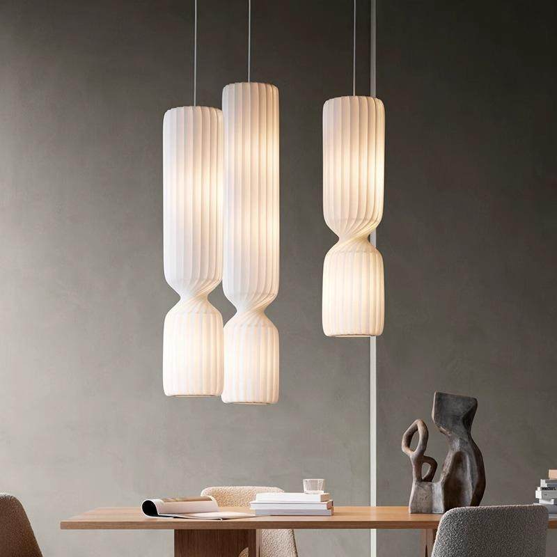 侘物侘寂风吊灯LOFT复式楼梯酒店会所落地灯布艺客厅沙发边艺术灯,家装灯饰光源,智能吊灯,淘宝优惠券,粉丝福利购,淘宝优惠卷